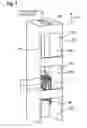 Fig. 02 - Automated mounting device for performing assembly jobs in an elevator shaft of an elevator system