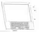 Fig. 28 - LAPTOP COMPUTER WITH MULTIPLE INTEGRATED DISPLAYS