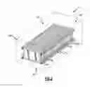 Fig. 03 - Battery pack array frames with grounded thermal fins