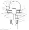 Fig. 01 - Scrubbing device for cleaning, sanitizing or disinfecting