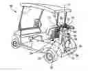 Fig. 01 - GOLF BAG HAVING ACCESSIBLE POCKETS FOR USE WITH A GOLF CART
