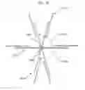 Fig. 20 - Rotatable thruster aircraft with separate lift thrusters
