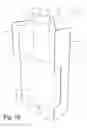 Fig. 15 - Rigid package with a hinged lid and with an inner container provided with a lower extension