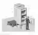 Fig. 01 - Production line comprising one or more assembling stations and at least one module for carrying containers