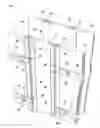 Fig. 01 - Concrete forming system filler bars with bolt plate assembly