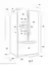 Fig. 02 - Refrigerator appliance and method with reduced freezer door opening force