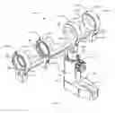 Fig. 02 - System and method for mounting and aligning different size optical components using linked-rail mounting