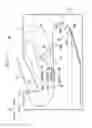 Fig. 22 - Fixing device fixing developing agent image to sheet by electrostatically spraying charged fixing solution
