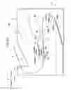 Fig. 73 - Fixing device fixing developing agent image to sheet by electrostatically spraying charged fixing solution