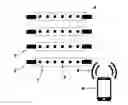 Fig. 01 - Fretboard light strips with illuminable note indicia