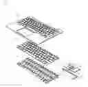 Fig. 01 - REDUCED LAYER KEYBOARD STACK-UP