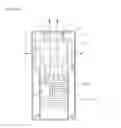 Fig. 09 - Air purifier with hinged filter frame