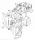 Fig. 26 - Swing arm assembly with lift assembly