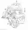 Fig. 27 - Swing arm assembly with lift assembly