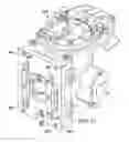 Fig. 30 - Swing arm assembly with lift assembly