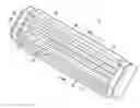 Fig. 01 - Razor blade with a printed objected
