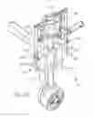 Fig. 22 - Machine suspension and height adjustment