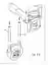 Fig. 45 - Machine suspension and height adjustment