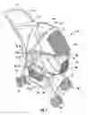 Fig. 02 - Pet stroller with removable divider for elevated seating within a canopy enclosed seating area