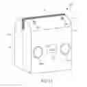 Fig. 22 - Portable bag having improved handling features and improved volumetric characteristics and assembly for use therewith