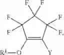 Fig. 30 - Fluorinated cycloalkene functionalized silicas