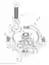 Fig. 01 - Module element for driving and retaining braiding bobbin carriers and a braiding device