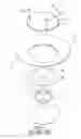 Fig. 03 - Lamp device with lampshade fastened via arm latch