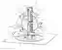 Fig. 01 - Rotating multi-socket light fixture