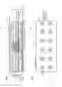 Fig. 05 - Luminaire and lighting system, combining transparent lighting device and display coupled to output image via the transparent lighting device