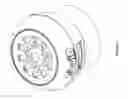 Fig. 02 - System for suction-cup attachable, portable amplifier for electric guitar