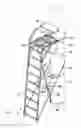 Fig. 01 - Ladder stand and tree securement mechanism therefor
