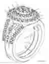 Fig. 04 - Dual halo ring with removable inner ring