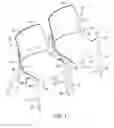 Fig. 02 - Pivoting ganging arms for chairs