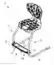 Fig. 01 - Height-adjustable footrest
