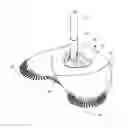 Fig. 01 - DROP DOWN DUST TRAY FOR FLOOR SWEEPER