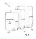 Fig. 04 - LINE-UP OF ABSORBENT ARTICLES HAVING A FASTENING INDICIA SYSTEM