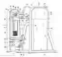Fig. 01 - Exercise machine having horizontally extending and selectively connected weight plates