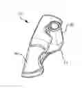 Fig. 01 - Offset golf club head