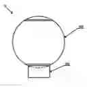 Fig. 01 - Flying robot with internal rear projector