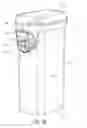Fig. 35 - Container with button release