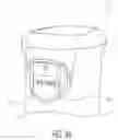 Fig. 42 - Container with button release