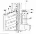Fig. 01 - Elevator linear propulsion system with cooling device