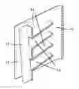 Fig. 01 - Turbine airfoil with thin trailing edge cooling circuit