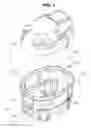 Fig. 04 - Compressor comprising an upper shell and a lower shell wherein the upper shell comprises an upper protrusion comprising a first protrusion and a second protrusion comprising a transition and an approximately flat shape