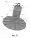 Fig. 34 - High-bay light-emitting diode (LED) light fixture