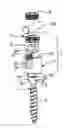 Fig. 01 - Coupling assembly for coupling a rod to a bone anchoring element, and polyaxial bone anchoring device