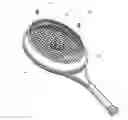 Fig. 01 - Tennis racquet with adjustable frame isolation
