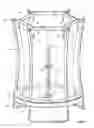 Fig. 02 - Tapered trampoline enclosure