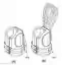Fig. 01 - Life jacket with visual awareness safety accessory