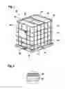 Fig. 02 - Pallet container with overlapping wall composite parts